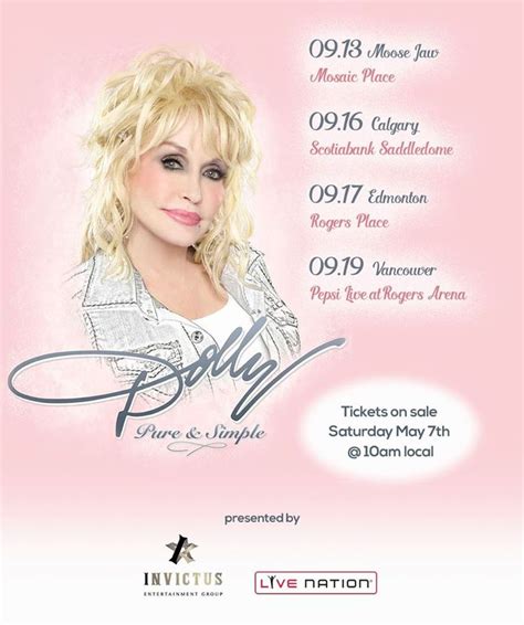 Buy cheap Dolly Parton tickets from TicketsClick.com | Concert tickets, Dolly parton, Tour tickets