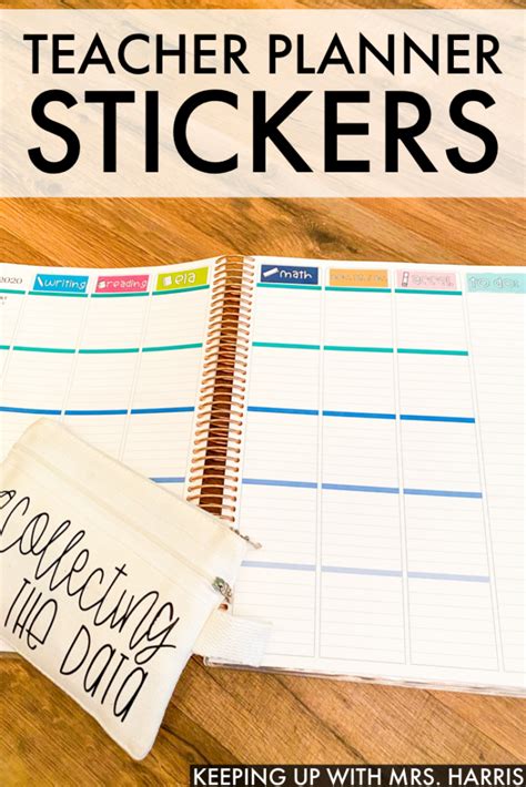 Teacher Planner Stickers - Keeping Up with Mrs. Harris