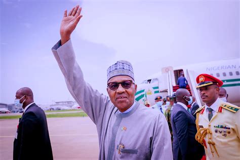 JUST IN: Buhari arrives Nasarawa for project unveiling, rally