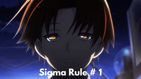 Sigma Rule 01 | Sigma Males Anime [Sigma Grind set Rules] - YouTube