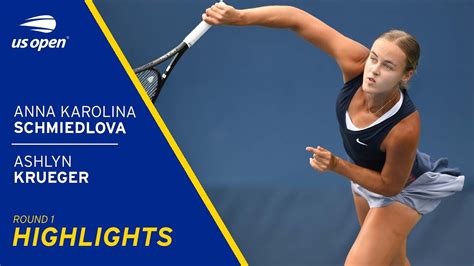 Anna Karolina Schmiedlova vs Ashlyn Krueger Highlights | 2021 US Open ...