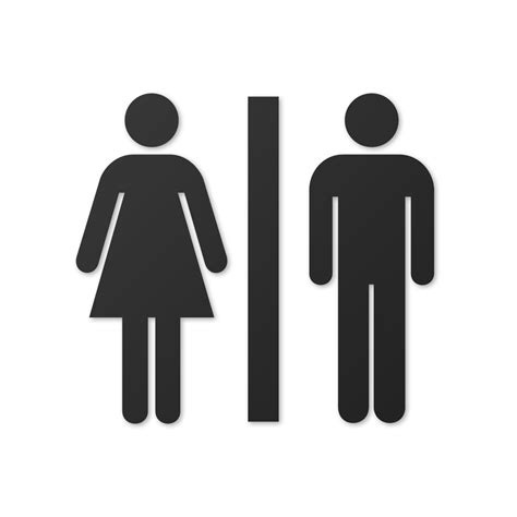 unisex bathroom sign - Clip Art Library