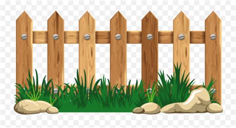 Fence Sticker - Wooden Fence Vector Png Emoji,Fencing Emoji - free transparent emoji - emojipng.com