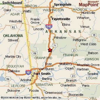 Chester, Arkansas Area Map & More