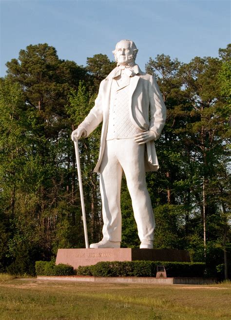 Sam Houston Statue | standing on the side of the road, with … | Flickr