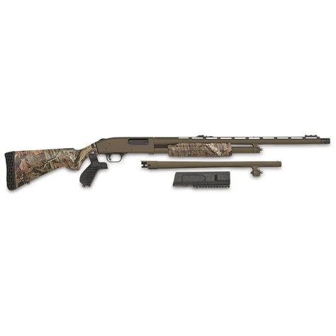 Mossberg 500 FLEX Combo Turkey/Security, Pump Action, 12 Gauge, 24"/18.5" Barrels, 5+1 Rounds ...