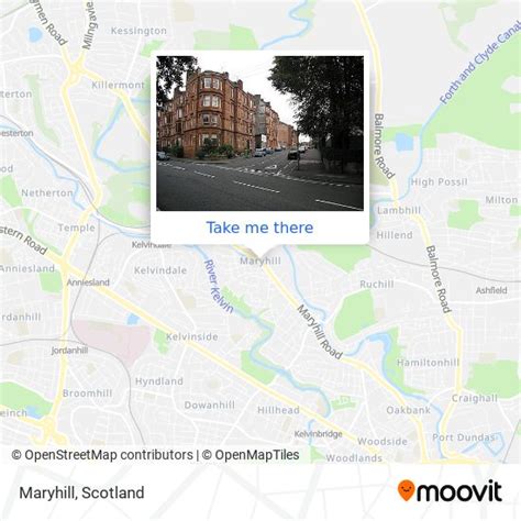 How to get to Maryhill in Glasgow by bus or train?