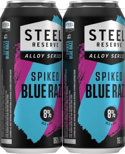 Steel Reserve Alloy Series Spiked Blue Razz Malt Flavored Hard Beverage ...