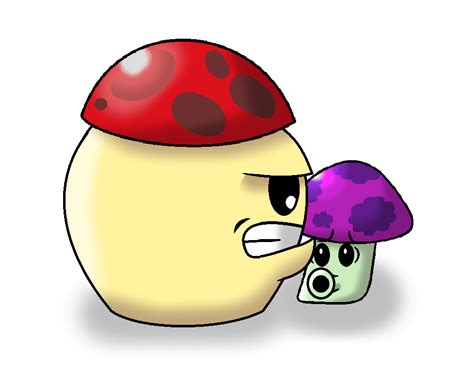 Buff-Shroom on the Puff-Shroom by adrianmacha20005 on DeviantArt