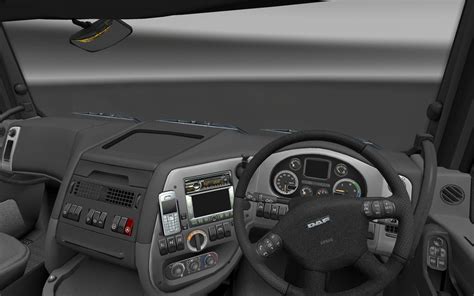 DAF XF - HD Interior v2.1 - Gray/Creme - Modhub.us