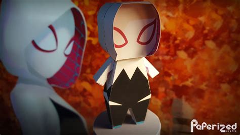 Spider-Man: Into the Spider-Verse - Spider-Gwen Paperized | Paperized Crafts