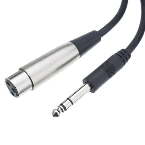 10ft XLR Audio Cable, XLR Female to 1/4 Inch Stereo Male