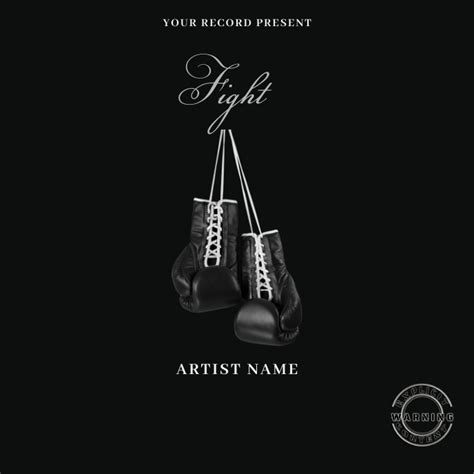 Copy of fight Musi Mixtape/Album Cover A | PosterMyWall