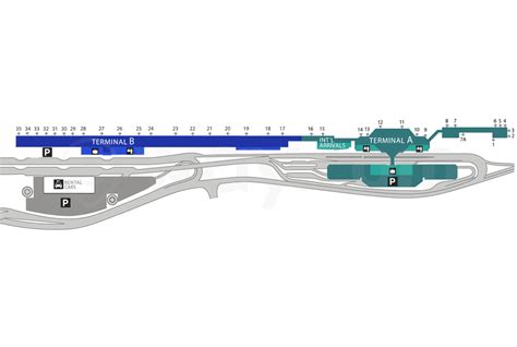 San Jose Mineta International Airport Map – SJC Airport Map