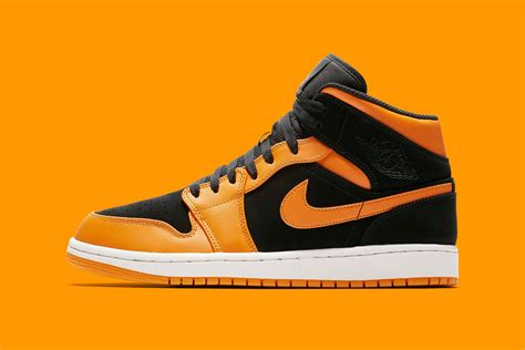 The Air Jordan 1 Mid Receives A "Shattered Backboard" Like “Orange Peel ...