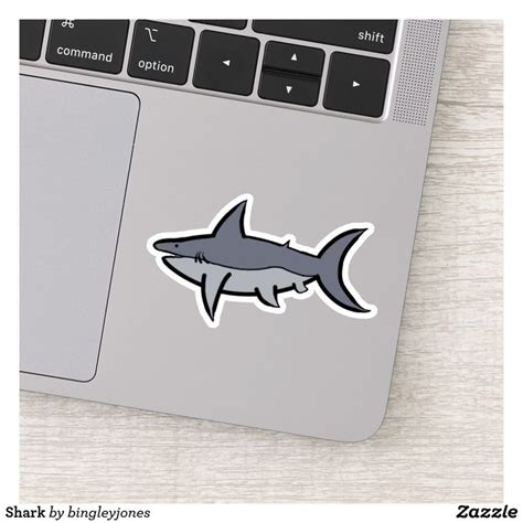 Shark Sticker | Zazzle.com | Design your own stickers, Custom stickers, Kids stickers