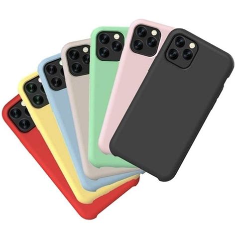 Liquid Silicone Shockproof Case For Apple iPhone Soft Matte Back Phone Cover | eBay