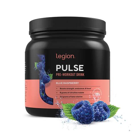 Legion Pulse Pre Workout Supplement - All Natural Nitric Oxide ...