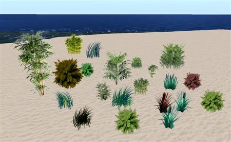 Second Life Marketplace - 22 Beach Plants - softlinked