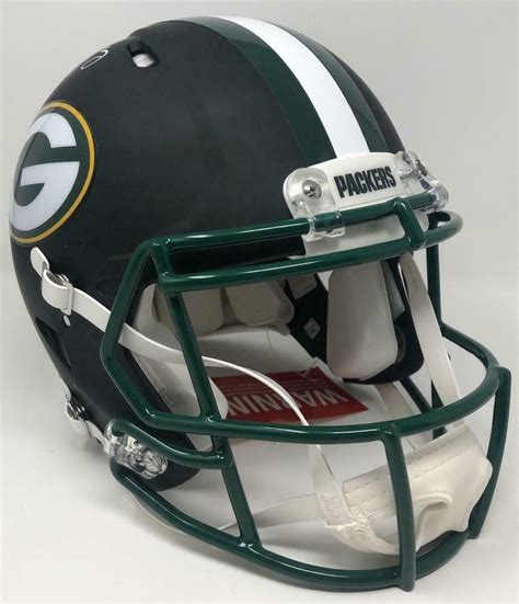 Aaron Rodgers Signed Green Bay Packers Full-Size Matte Black Speed ...