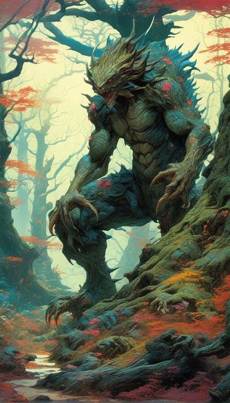 ArtStation - forest monster