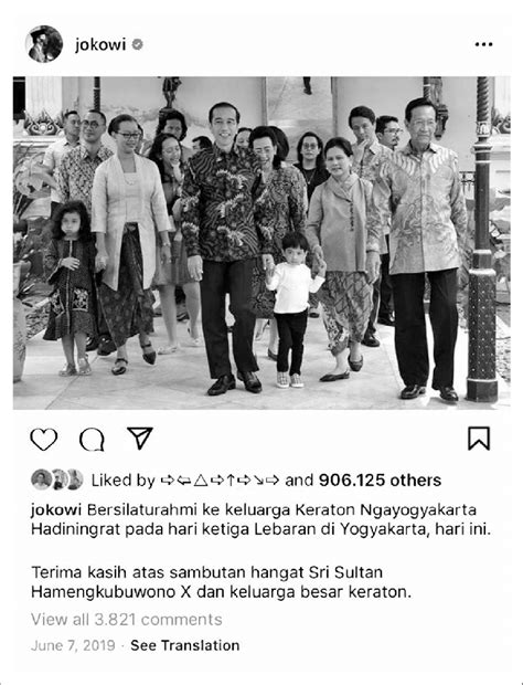 Jokowi, the Family Man. Source: Screengrabbed on 16 December 2020 from ...