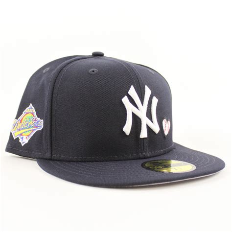 New York Yankees TEAM HEART 1996 World Series New Era 59Fifty Fitted H ...