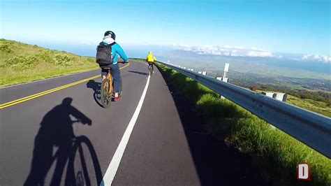 Haleakala Park, Maui - "Maui Bike Company" Tour - YouTube