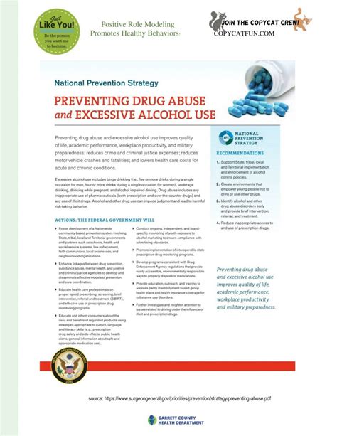 Preventing Drug Abuse And Excessive Alcohol Use – MyGarrettCounty.com