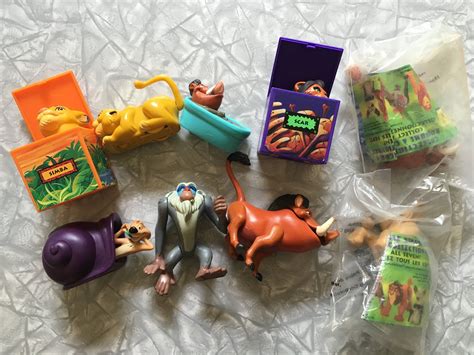 1990's The Lion King McDonald's/Burger King Happy Meal Toys - Disney by ...