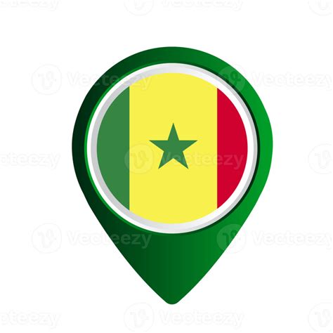 Senegal flag country 16595777 PNG