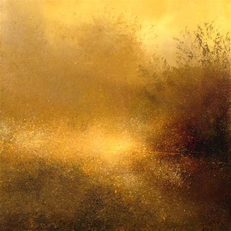 Reflections In A Golden Pond | Abstract art landscape, Contemporary ...