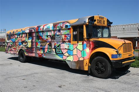 Graffiti School Bus in Staten Island, New York, USA. 2011 - a photo on Flickriver