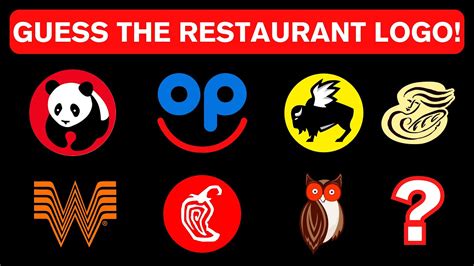 Restaurant Logo Challenge: How Many Restaurants Brands Can You Identify in 5 Seconds? (logo quiz ...