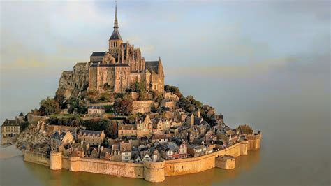 Inside Mont Saint Michel - Medieval Village Normandy France