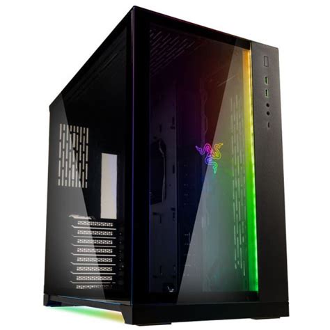 Lian Li Dynamic Razer Edition Mid Tower Case - Black Tempered Glass ...