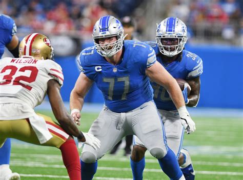 Detroit Lions' Frank Ragnow active for opener vs. Philadelphia Eagles