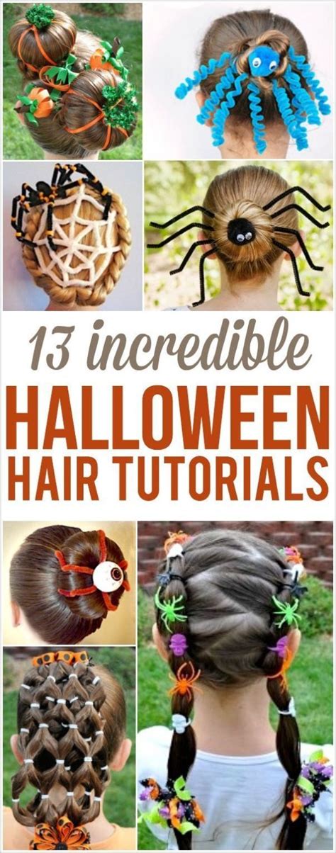 Halloween hairstyles for kids, girls, adults, teens and women ...