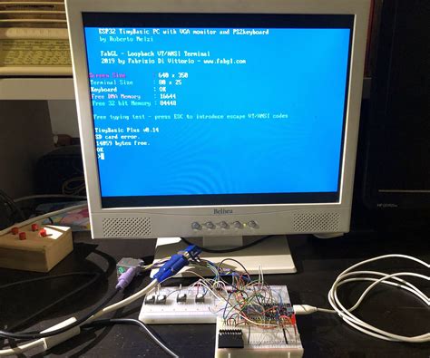 ESP32 Basic PC With VGA Output : 7 Steps - Instructables