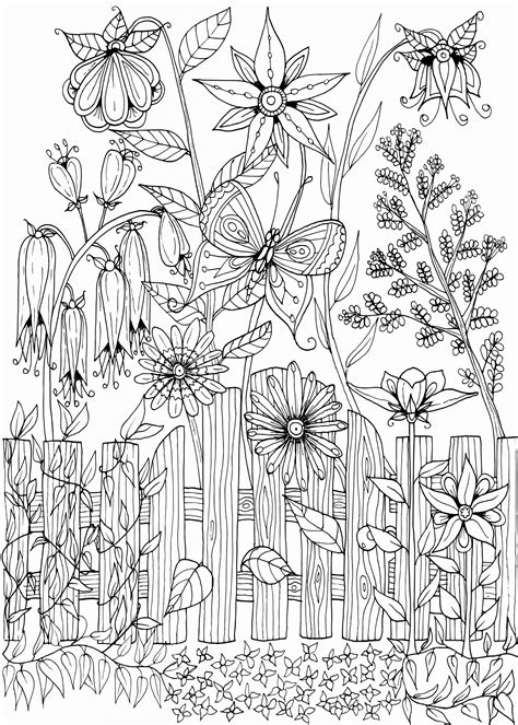 Printable Garden Coloring Pages - Printable Word Searches