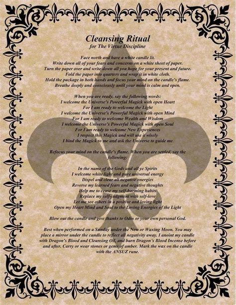 Cleansing ritual | Wicca. Pagan, and Spirituality | Pinterest