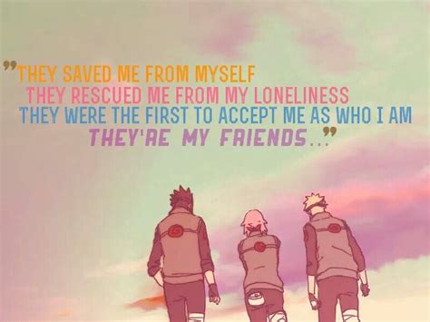 Those feels and true friends are forever | Naruto quotes, Anime quotes ...