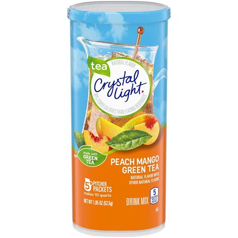 Amazon.com : Crystal Light Peach Mango Green Tea Drink Mix, 10-Quart ...