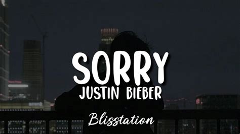 Justin Bieber - Sorry (Lyrics) - YouTube