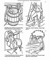 Treasure Island Adventure Story Coloring Pages The Crew Plans Mutuny  sketch template
