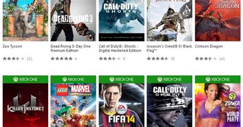 Xbox One online games store is live