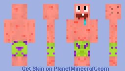 Patrick from spongebob Minecraft Skin