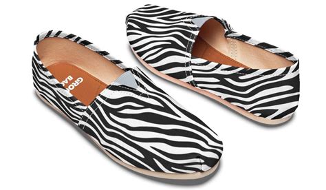 Zebra Print Casual Shoes – Groove Bags