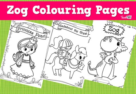 Zog Colouring Pages :: Teacher Resources and Classroom Games :: Teach This