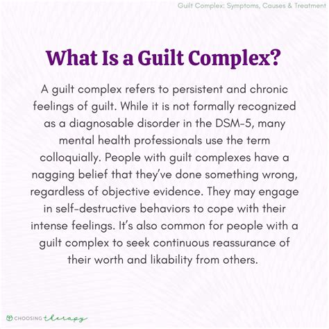 What Is a Guilt Complex?